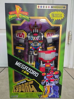 Mighty Morphin Power Rangers Megazord Super Cyborg Super7  NEW
