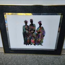 Vintage Large XXL Art Work 50" x 40"