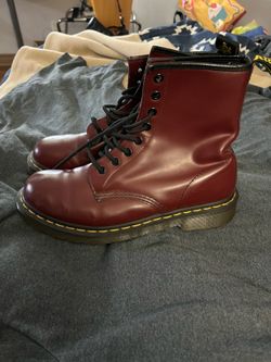 Doc Martens Burgundy Boots