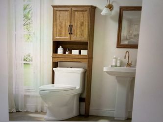 Brand new over the toilet cabinet with doors