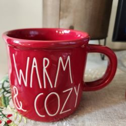 Rae Dunn  Red Coffee Mug