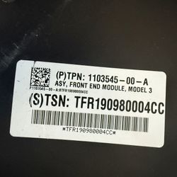 Tesla Model 3 2017-2020 Cooling Radiator Assembly With Fan and Shutter