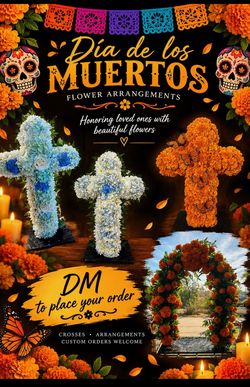 DÃa de los muertos flowers arrangements