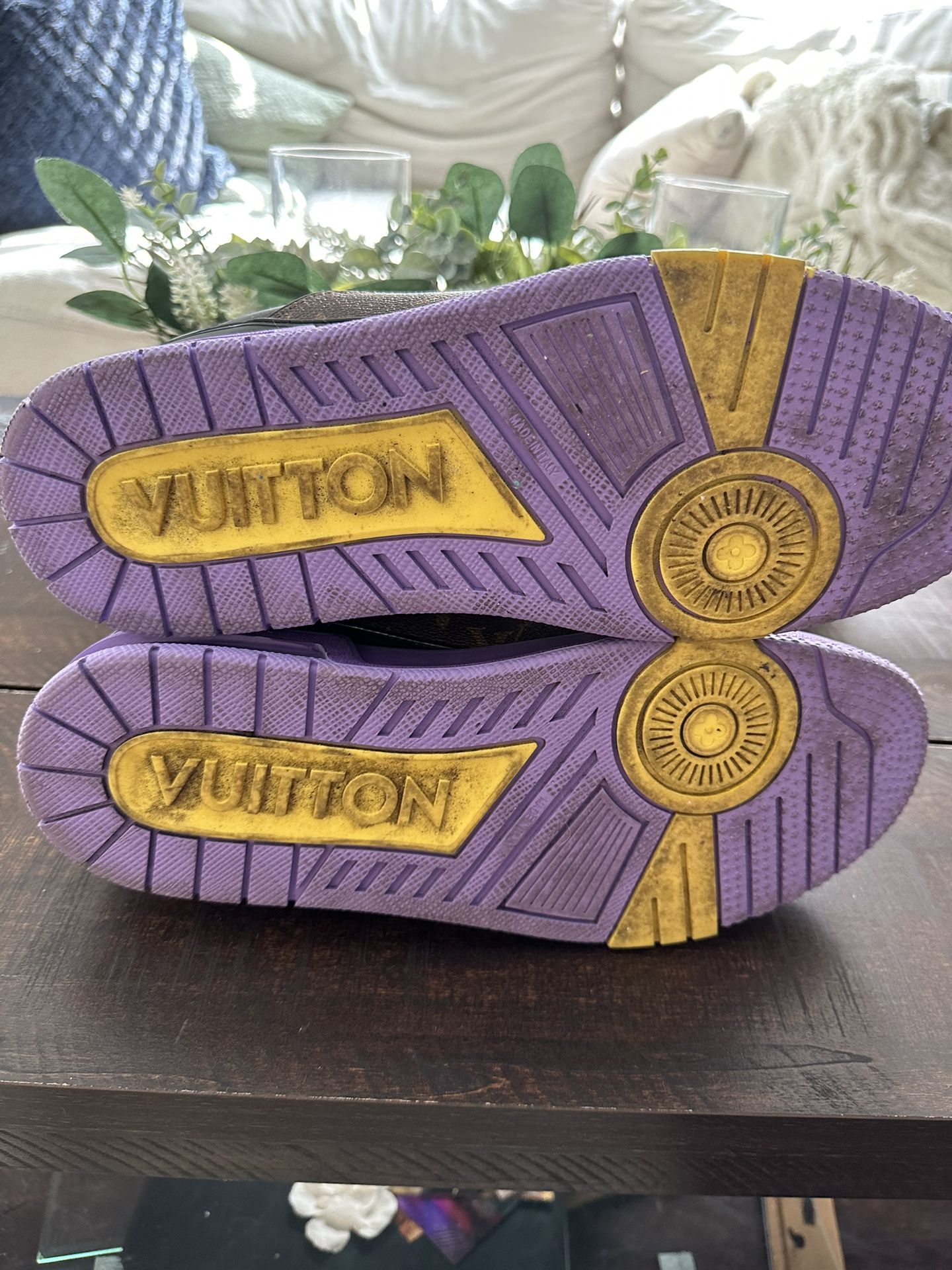 Louis Vuitton, trainers (purple). Size Uk10-Us11 for Sale in Bridgewater  Township, NJ - OfferUp