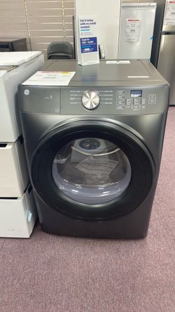 GE 7.8-cu ft Stackable Vented Electric Dryer (Carbon Graphite )