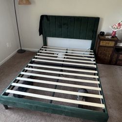 Green Queen Bed Frame 