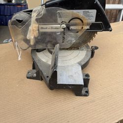 black and decker power miter saw
