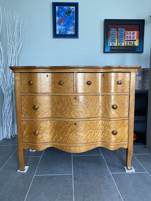 Antique Birdseye Maple Dresser For Sale In Orlando Fl Offerup
