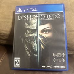 PS4 Game Dishonored 2
