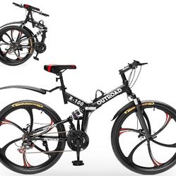Outroad R-100 26 Inch Folding Unisex Mountain Bike ($125 each)