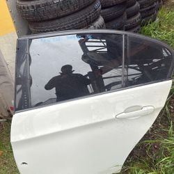 Driver Rear door 2011 BMW 335i 335 3-series White