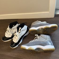 Jordan 11s Retro Gratitude & Jordan 11s Retro Cool Grey 
