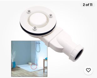 Low Profile Shower Drain Side Drain for Garages Bathrooms Balconies