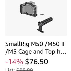 Like New SmallRig M50 Cage with Top Handle