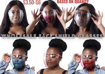 Face Shield Glasses Wholesale Min Order 12 Units