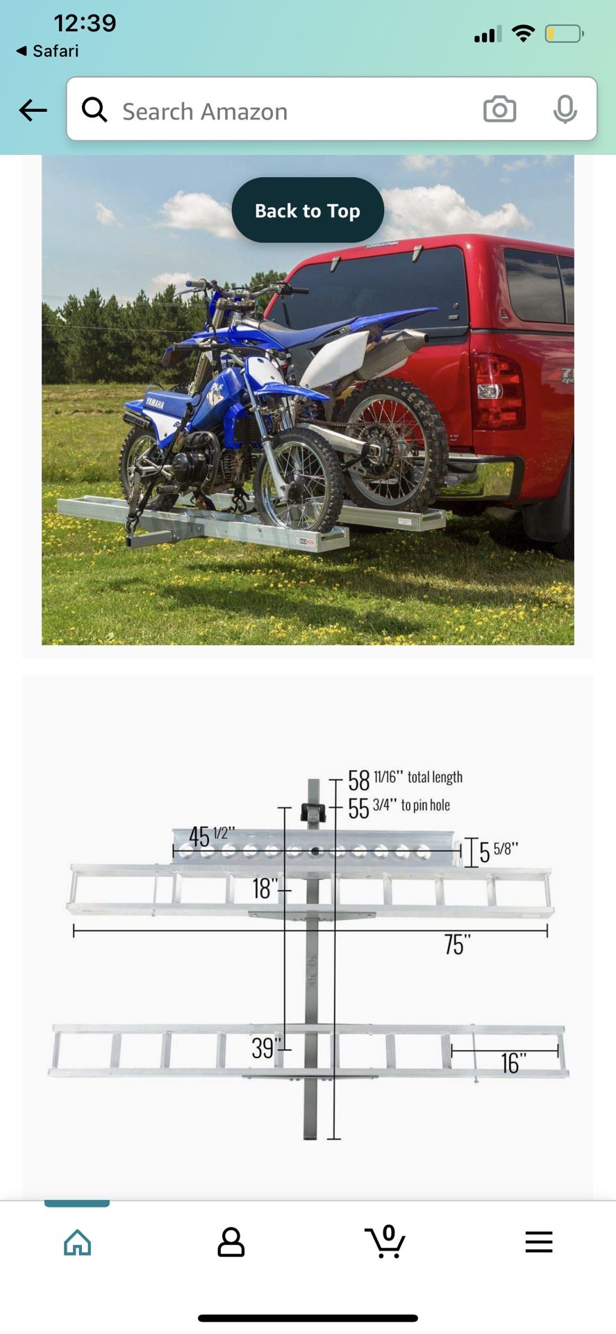 Photo Dual Bike Motorcycle Dirt Bike Trailer Hitch