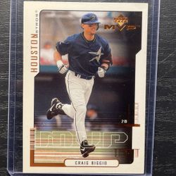 2000 Upper Deck MVP Craig Biggio Baseball Card #11