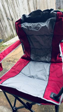 Red Oversized Folding Camping Chair -New