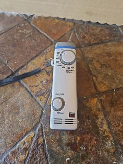 Vintage portable battery operated radio