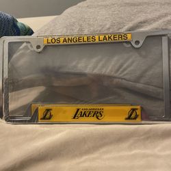 LA Lakers License Plate Cover