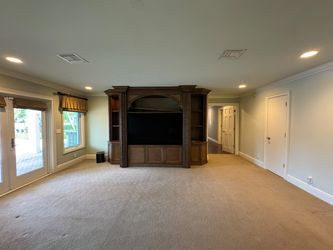 Large Wood Media Wall