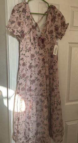 Purple Flower Dress $10 