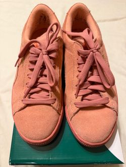 Pink Puma Suede Shoes