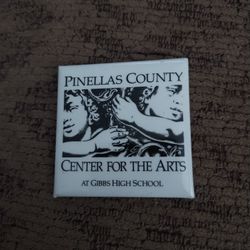 Pinellas County Center For The Arts Rare Pin Button