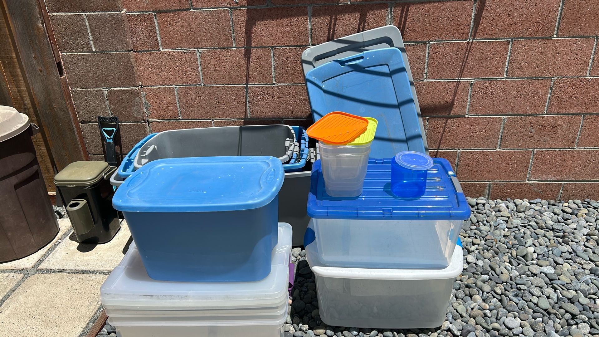 10 Assorted Sizes Storage Containers with Lids $20 For All