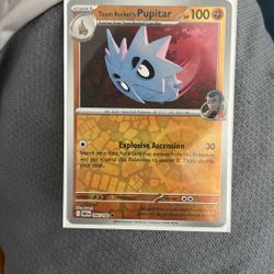 Team Rocket's Pupitar • Destined Rivals Pokemon Destined Rivals • 095/182