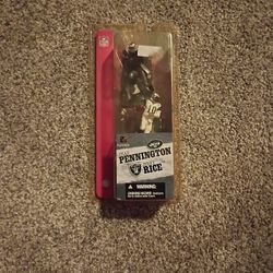Chad Pennington and Jerry Rice Figurines- Sealed