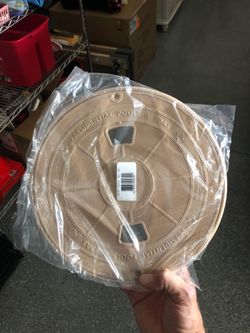 Pool Skimmer Cover. Brand New. Tan color 10” cover size. Inside edge on bottom is 9”
