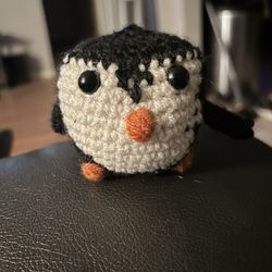 Hand Crocheted Penguin