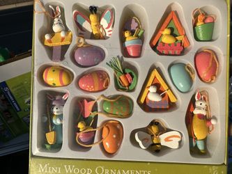 Easter Wooden Ornaments