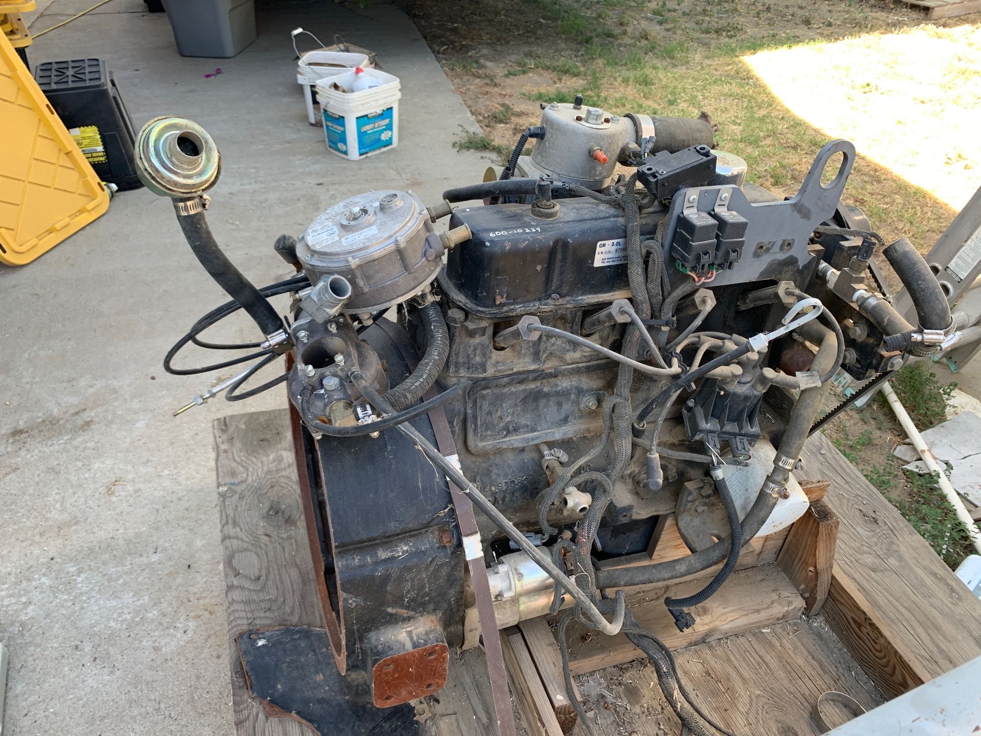 Gm 3 0l industrial forklift generator engine for sale in fresno ca