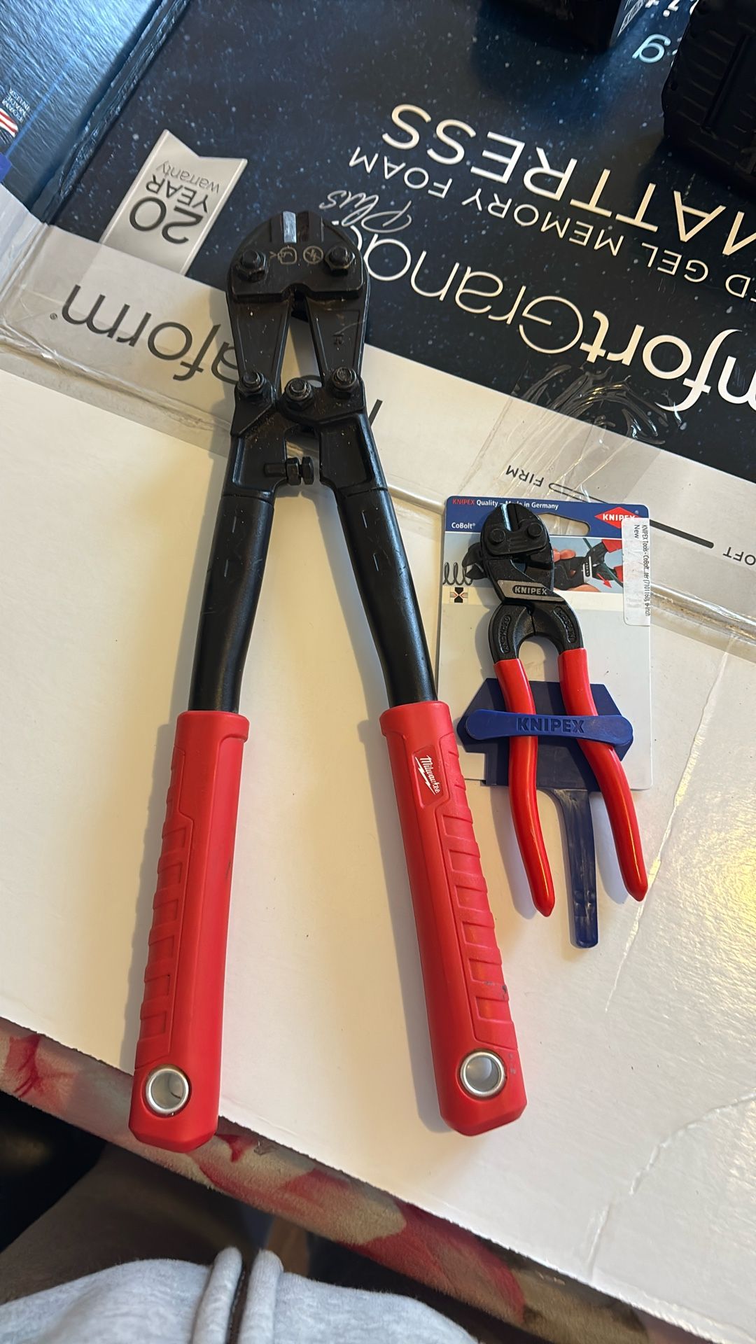 MILWAUKEE AND KNIPEX COBOLT