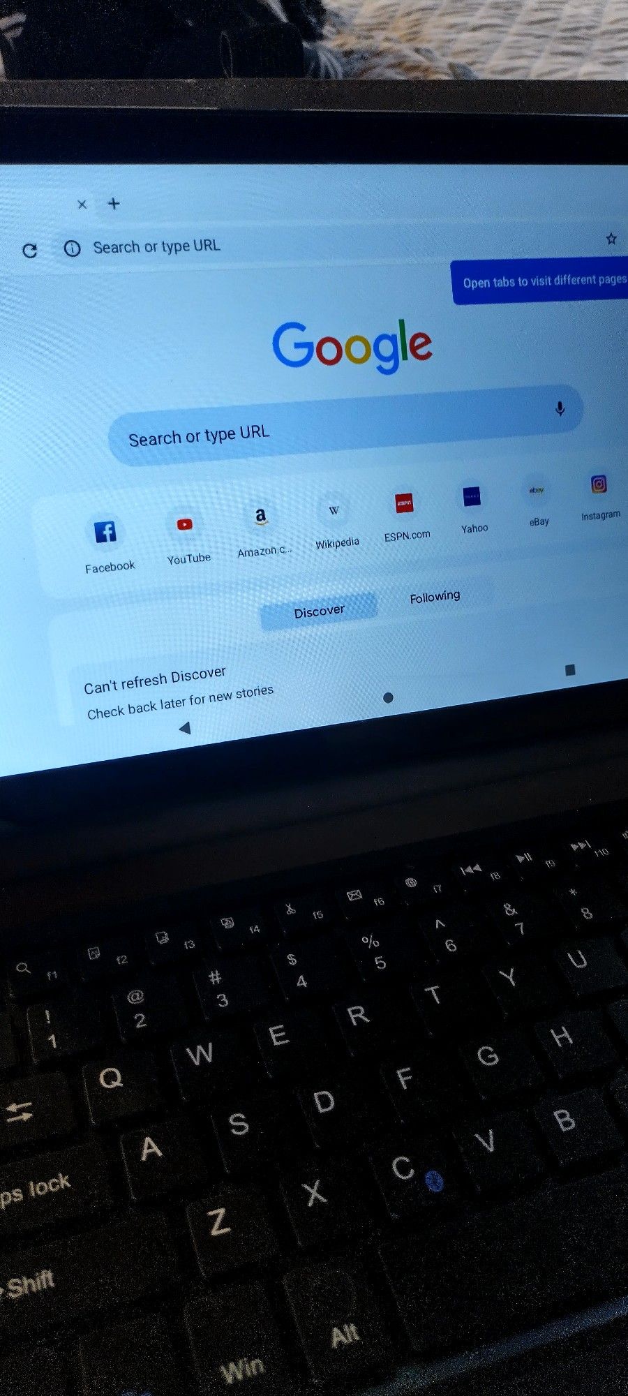 10" Tablet With Keyboard And Case