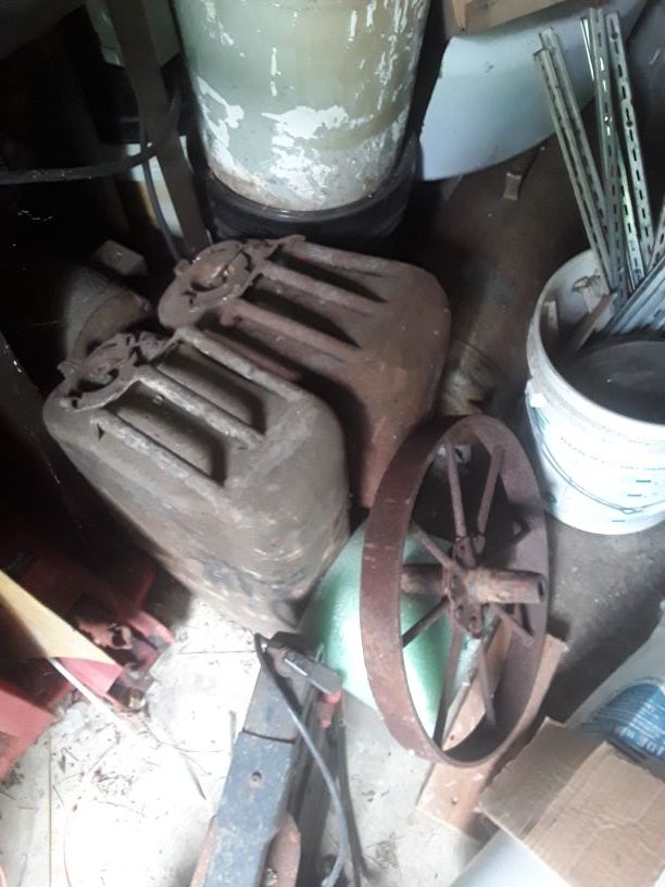 Vintage military gas cans. $30 a piece.