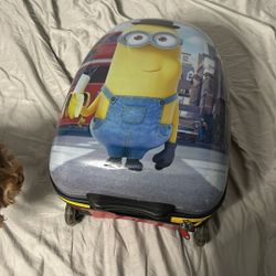 Suitcase With Minions On It