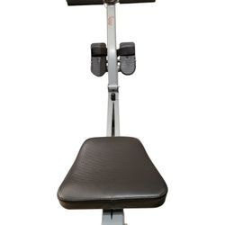 Sunny Health & Fitness Full Motion Hydraulic Rowing Machine Rower W/ 12-Level Adjustable Resistance & Digital Monitor 