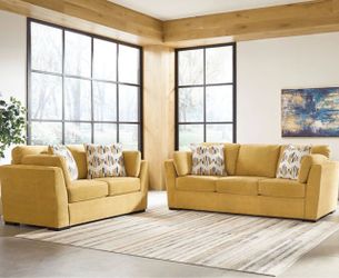 Sofa and loveseat