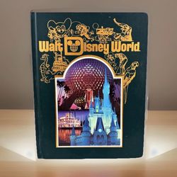 Vintage 1986 Walt Disney World Hardcover Book EPCOT Magic Kingdom Disneyana