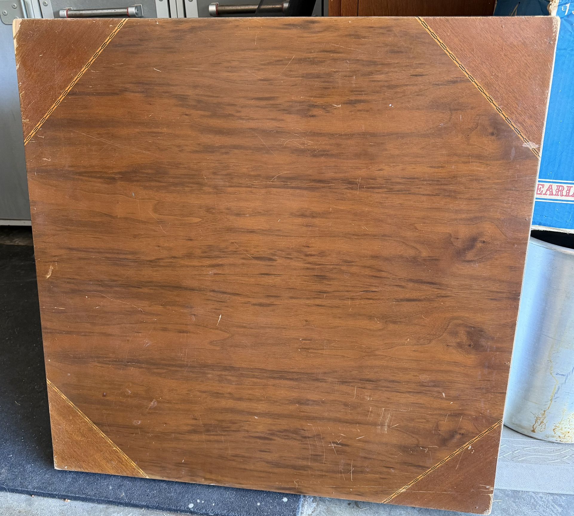 Vintage Wooden Card Table