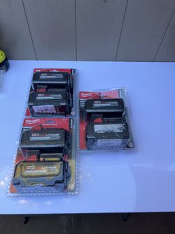 Milwaukee 6,0Batteries new