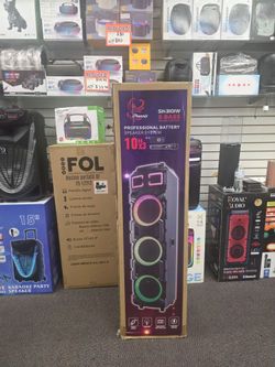 Iphoenix professional party speaker extremely loud and clear voice quality with mic and remote cash offer