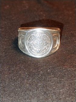 **AZTEC OR MAYAN 925 RING**