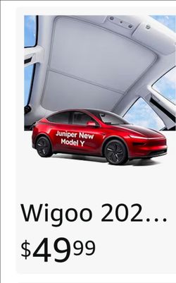 Tesla 2026 Juniper roof sun shade