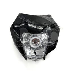 UNIVERSAL LED MOTORCYCLE HEADLIGHT ASSEMBLY PROJECTOR LENS MOTOCROSS ENDURO DIRT BIKE