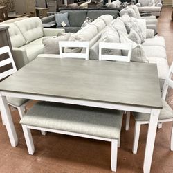 New Table / 4 Chairs / Bench 🔥🔥 SPECIAL 