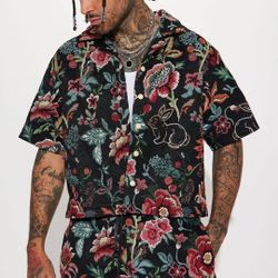 Into The Floral Cropped Tapestry - Fashion Nova Set